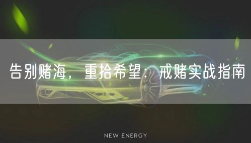 告别赌海，重拾希望：戒赌实战指南