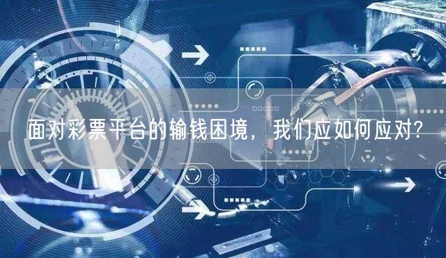 面对彩票平台的输钱困境，我们应如何应对?